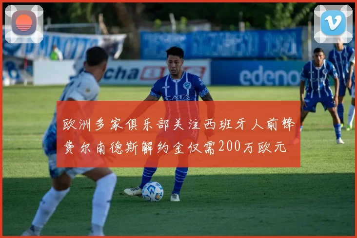 欧洲多家俱乐部关注西班牙人前锋费尔南德斯解约金仅需200万欧元